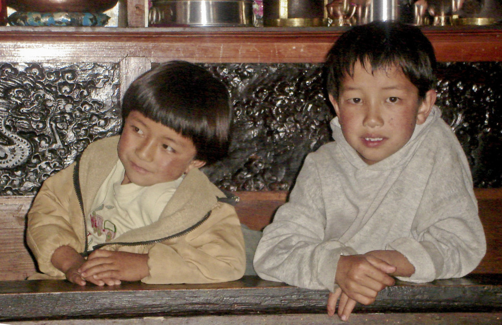 Himalayan Nepalese Brothers - in their house where we stayed for one night - changing houses every night while we were trekking